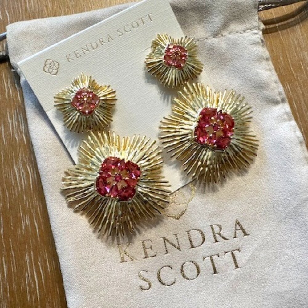 Kendra Scott Pink Statement Earrings